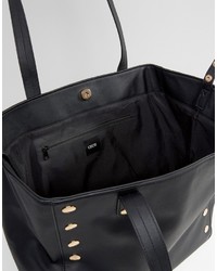 Черная большая сумка с шипами от Asos