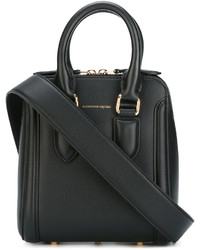 Черная большая сумка от Alexander McQueen