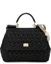 Черная большая сумка от Dolce & Gabbana