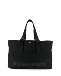 Мужская черная большая сумка от DSQUARED2