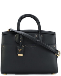 Черная большая сумка от Giuseppe Zanotti Design