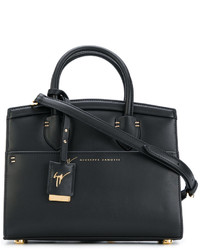 Черная большая сумка от Giuseppe Zanotti Design