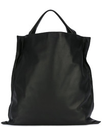 Черная большая сумка от Jil Sander