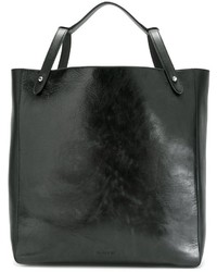 Черная большая сумка от Jil Sander