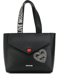 Черная большая сумка от Love Moschino