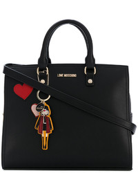 Черная большая сумка от Love Moschino