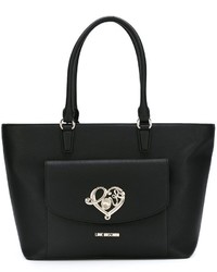 Черная большая сумка от Love Moschino