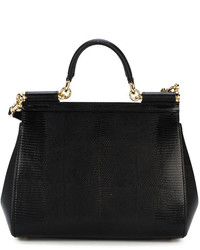 Черная большая сумка от Dolce & Gabbana