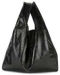 Черная большая сумка от MM6 MAISON MARGIELA