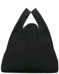 Черная большая сумка от MM6 MAISON MARGIELA