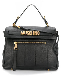Черная большая сумка от Moschino