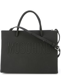 Черная большая сумка от Moschino