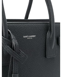 Черная большая сумка от Saint Laurent