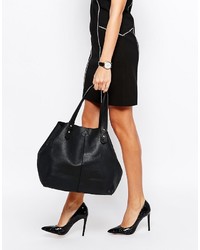 Черная большая сумка от Warehouse