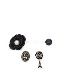 Черная брошь от Taya