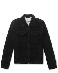 Мужская черная вельветовая куртка-рубашка от Frame