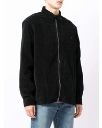 Черная вельветовая куртка харрингтон от Polo Ralph Lauren