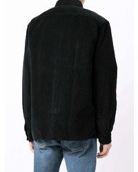 Черная вельветовая куртка харрингтон от Polo Ralph Lauren