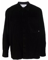 Мужская черная вельветовая рубашка с длинным рукавом от Études