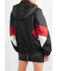 Женская черная ветровка с принтом от Alexander Wang