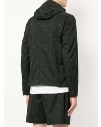 Мужская черная ветровка с принтом от Loveless