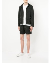 Мужская черная ветровка с принтом от Loveless