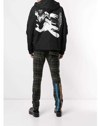 Мужская черная ветровка с принтом от Undercover