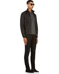 Мужская черная ветровка от DSquared