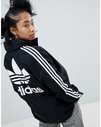 Женская черная ветровка от adidas Originals