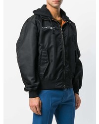 Мужская черная ветровка от Valentino