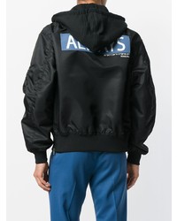 Мужская черная ветровка от Valentino