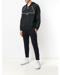 Мужская черная ветровка от Fila