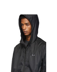 Мужская черная ветровка от Fendi