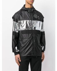 Мужская черная ветровка от Plein Sport