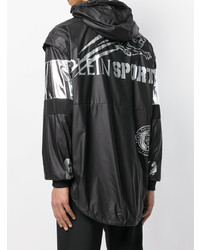 Мужская черная ветровка от Plein Sport