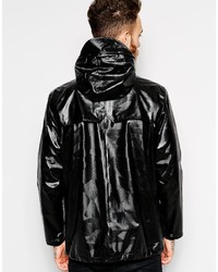 Мужская черная ветровка от Rains