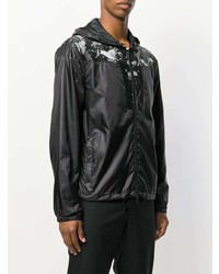 Мужская черная ветровка от Marcelo Burlon County of Milan