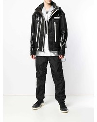 Мужская черная ветровка от Alexander Wang