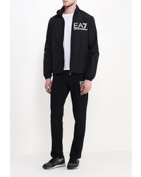 Мужская черная ветровка от EA7
