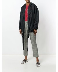 Женская черная ветровка от Moncler