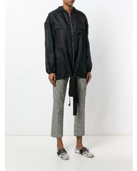 Женская черная ветровка от Moncler