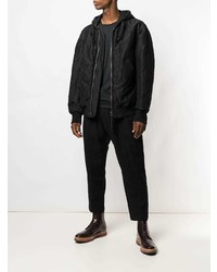 Мужская черная ветровка от Ziggy Chen