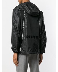 Мужская черная ветровка от Diesel