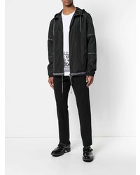 Мужская черная ветровка от Versace