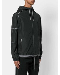 Мужская черная ветровка от Versace