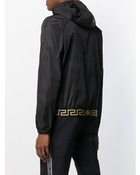 Мужская черная ветровка от Versace