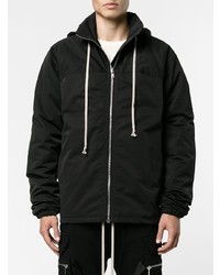 Мужская черная ветровка от Rick Owens DRKSHDW