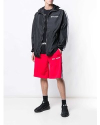 Мужская черная ветровка от Palm Angels