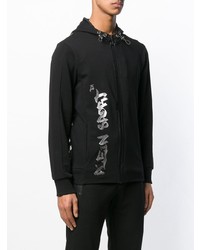 Мужская черная ветровка от Plein Sport