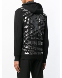 Мужская черная ветровка от Plein Sport